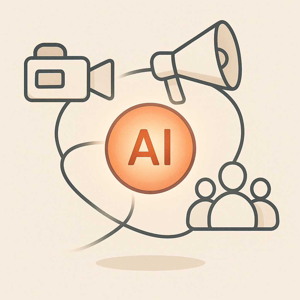 AI acts as the engine powering each element of a luxury property's marketing toolkit—transforming strategy into seamless, automated action.